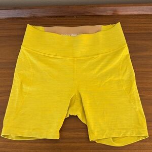 Outdoor Voices Women's Vibrant Yellow Athletic Shorts